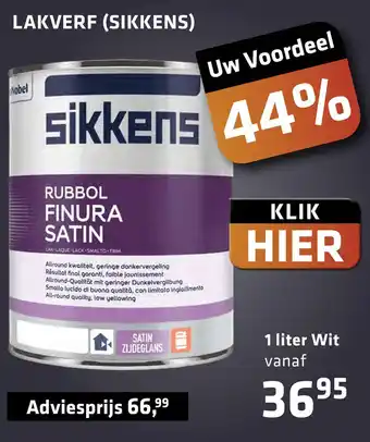 De voordeelmarkt LAKVERF (SIKKENS) aanbieding