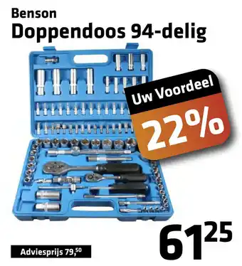 De voordeelmarkt Benson Doppendoos 94-delig aanbieding
