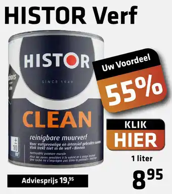 De voordeelmarkt HISTOR Verf aanbieding