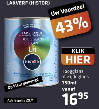 De voordeelmarkt LAKVERF (HISTOR) aanbieding