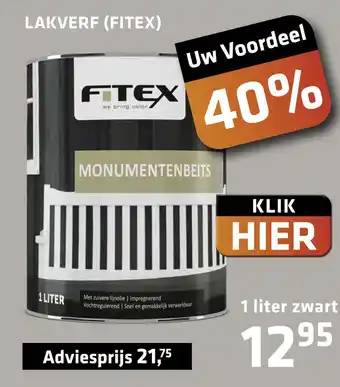 De voordeelmarkt LAKVERF (FITEX) aanbieding