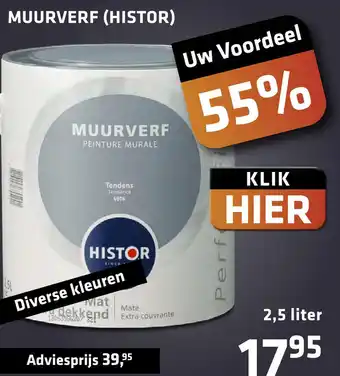 De voordeelmarkt MUURVERF (HISTOR) aanbieding