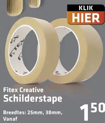 De voordeelmarkt Fitex Creative Schilderstape aanbieding