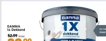 GAMMA Gamma 1x dekkend aanbieding