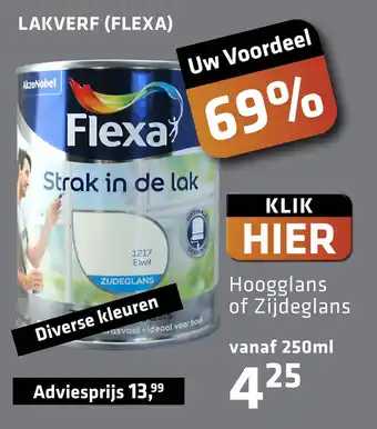 De voordeelmarkt LAKVERF (FLEXA) aanbieding