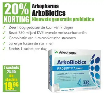 Gezond & Wel Arkopharma ArkoBiotics Nieuwste generatie probiotica aanbieding