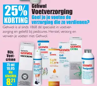 Gezond & Wel Gehwol Voetverzorging aanbieding