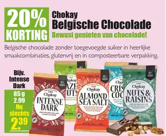 Gezond & Wel Chokay Belgische Chocolade aanbieding