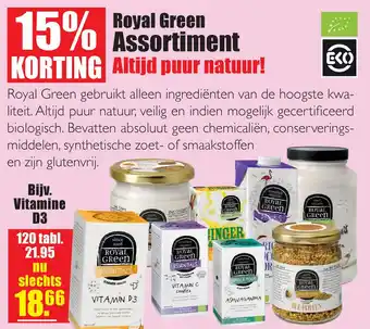 Gezond & Wel Royal Green Assortiment aanbieding