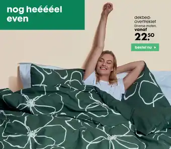 HEMA dekbed- overtrekset aanbieding