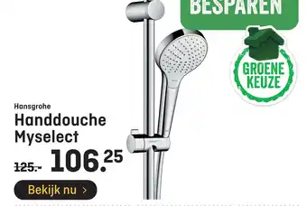 Hubo Hansgrohe Handdouche Myselect aanbieding