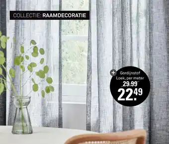 Karwei + Gordijnstof Loek, per meter aanbieding