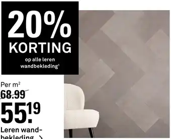 Karwei Leren wand- bekleding > aanbieding