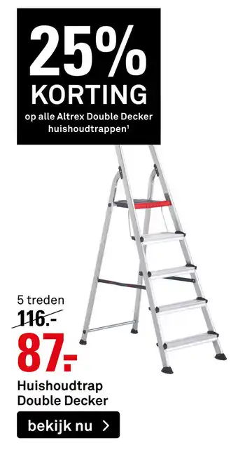 Karwei Huishoudtrap Double Decker aanbieding