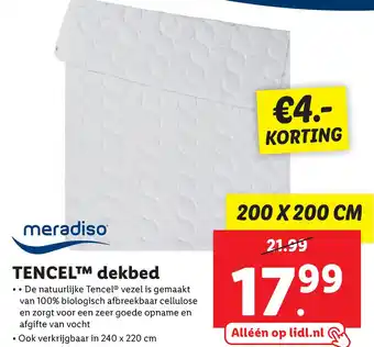 Lidl TENCELTM dekbed aanbieding