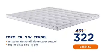 TotaalBED Topmatras aanbieding