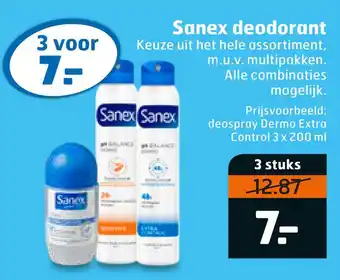 Trekpleister Sanex deodorant aanbieding