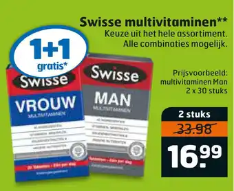 Trekpleister Swisse multivitaminen aanbieding