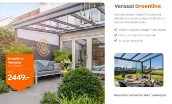 Verasol Greenline Veranda aanbieding