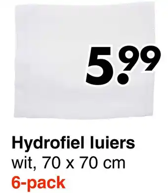 Wibra Hydrofiel luiers aanbieding