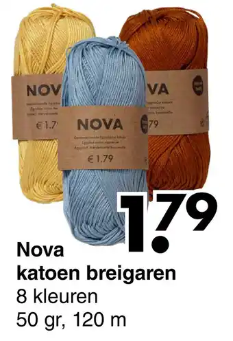 Wibra Nova katoen breigaren aanbieding