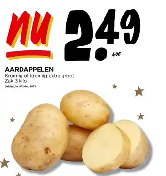 Jumbo Aardappelen kruimig of kruimig extra groot zak 3 kilo aanbieding