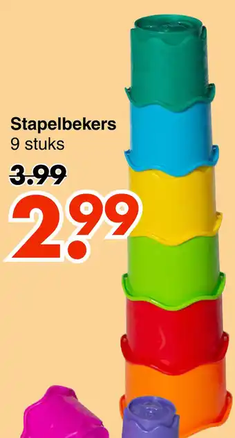 Wibra Stapelbekers aanbieding