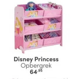 Baby & Tiener Disney princess opbergrek 64.95 aanbieding