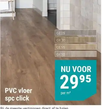 Pontmeyer PVC vloer spc click aanbieding
