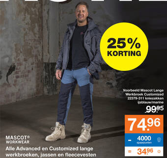 BOUWMAAT Alle Advanced en Customized lange werkbroeken, jassen en fleecevesten aanbieding