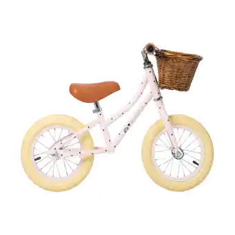 Babypark Banwood first go loopfiets bonton pink aanbieding