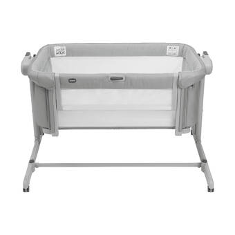Babypark Chicco next2me magic evo co-sleeper - grey mist aanbieding