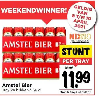 Vomar Voordeelmarkt Amstel Bier 24*500ml aanbieding