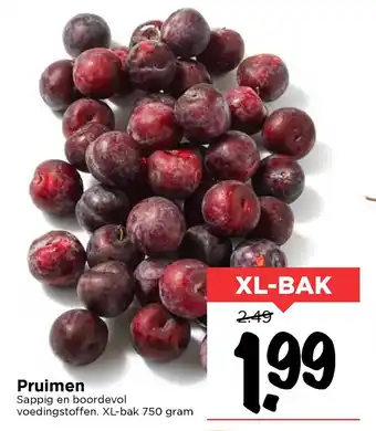 Vomar Voordeelmarkt Pruimen 750g aanbieding