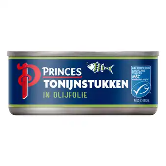 Dekamarkt Princes tonijnstukken in olijfolie aanbieding