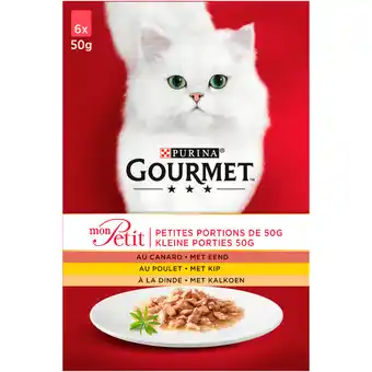 Dekamarkt Gourmet mon petit eend-kip-kalkoen 6 stuks aanbieding