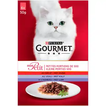 Dekamarkt Gourmet mon petit rund-kalf-lam 6 stuks aanbieding