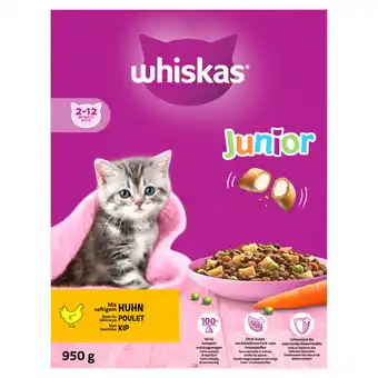 Dekamarkt Whiskas kattenvoer junior kip aanbieding