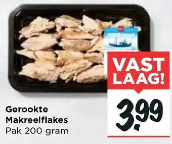 Vomar Voordeelmarkt Gerookte Makreelflakes 200g aanbieding