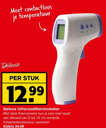 Hoogvliet Deluxa infraroodthermometer aanbieding