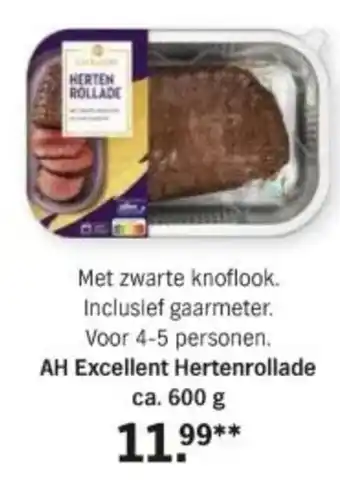 Albert Heijn HERTEN ROLLADE AH Excellent Hertenrollade ca. 600 g aanbieding