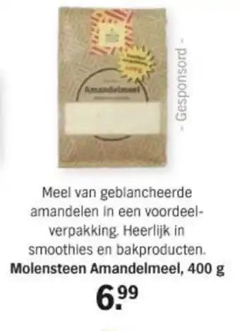 Albert Heijn Molensteen Amandelmeel, 400 g aanbieding