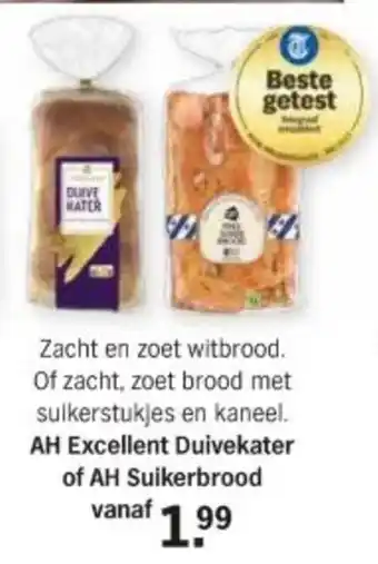Albert Heijn AH Excellent Duivekater of AH Suikerbrood aanbieding