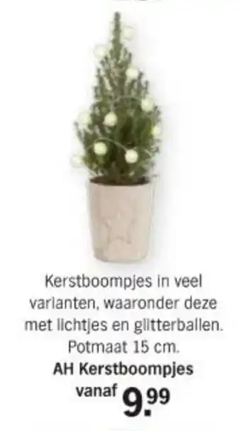 Albert Heijn AH Kerstboompjes Potmaat 15cm aanbieding