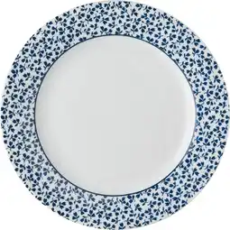 Intratuin Laura ashley gebaksbord floris blauw d 18 h 1,7 cm aanbieding