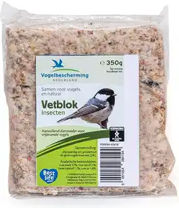 Intratuin Cj wildlife insecten vetblok 10 x 11,5 x 2,5 cm aanbieding