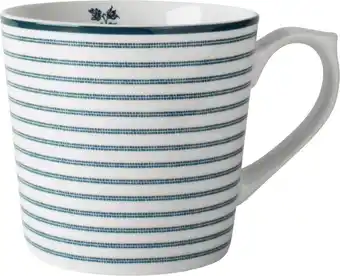 Intratuin Laura ashley mok xl candy stripe blauw 540 ml aanbieding