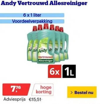 Bol.com Andy vertrouwd allesreiniger aanbieding
