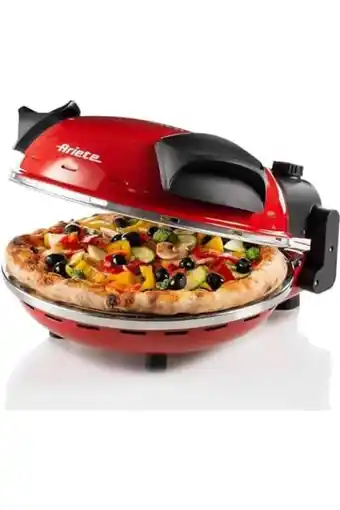 Amazon Ariete 909, pizzaoven, 400 °c, plaat van vuurvaste steen, bakpizza's in 4 minuten, diameter 33 cm, 1200 watt, 30 minuten-time aanbieding