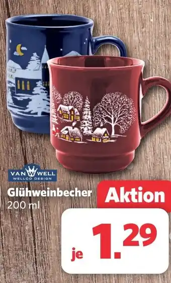 Combi Markt Glühweinbecher aanbieding